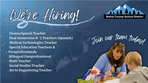  We're hiring!